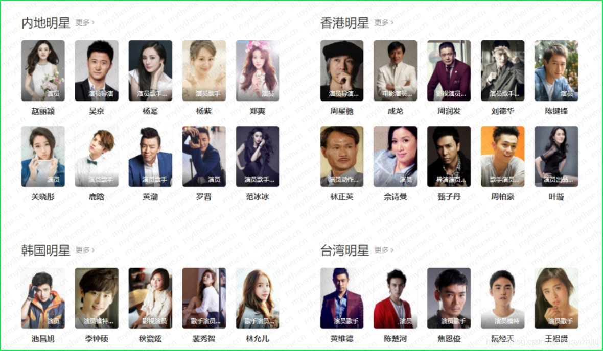 苹果CMSv10明星库数据文件-免采集导入即用